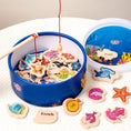 Load image into Gallery viewer, Montessori Wooden Magnetic Fishing Toys for Baby Cartoon Marine Life
