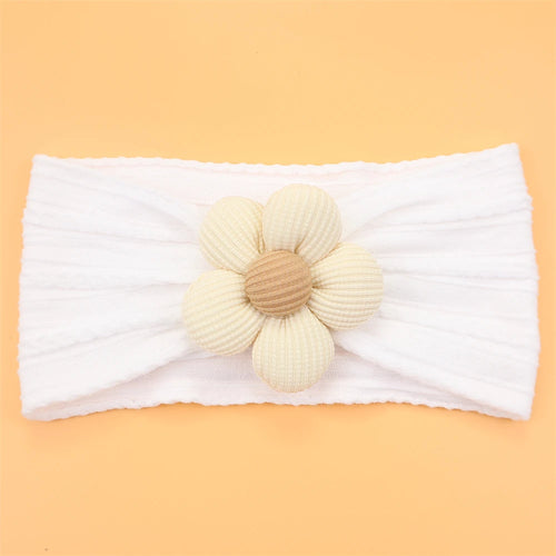 New Flower Newborn Baby Headband Soft Elastic Nylon Infant Toddler