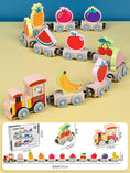 Load image into Gallery viewer, Montessori Magnetic Wooden Train Toys Early Educational Cognition
