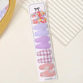 Load image into Gallery viewer, 10/20Pcs Cotton Print Hair Clip Hairpin for Girl Fabric Plaid Mini BB
