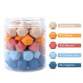 Load image into Gallery viewer, 10pcs Hexagon Silicone Beads Pearl 14mm DIY Pacifier Clip Chain
