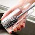 Load image into Gallery viewer, Baby Bottles Brush 360 Degree Rotation Long Handle Silicone Brushes
