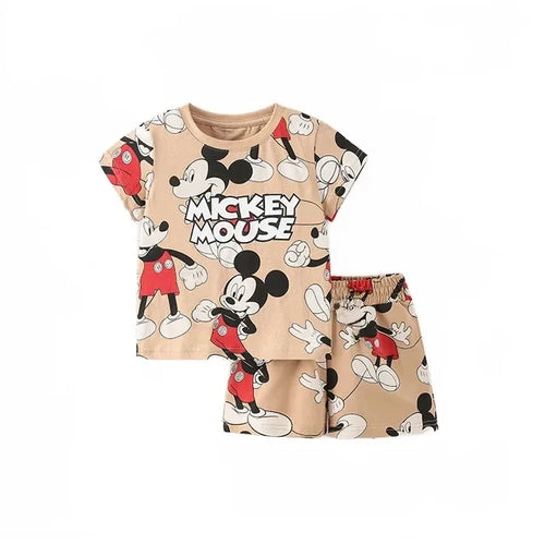 Disney Mickey Donald Duck Baby Clothing Girls Boys Cotton Suit for