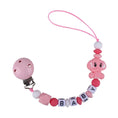 Load image into Gallery viewer, Personalized Name Baby Pacifier Clips Cartoon Toddler Soother
