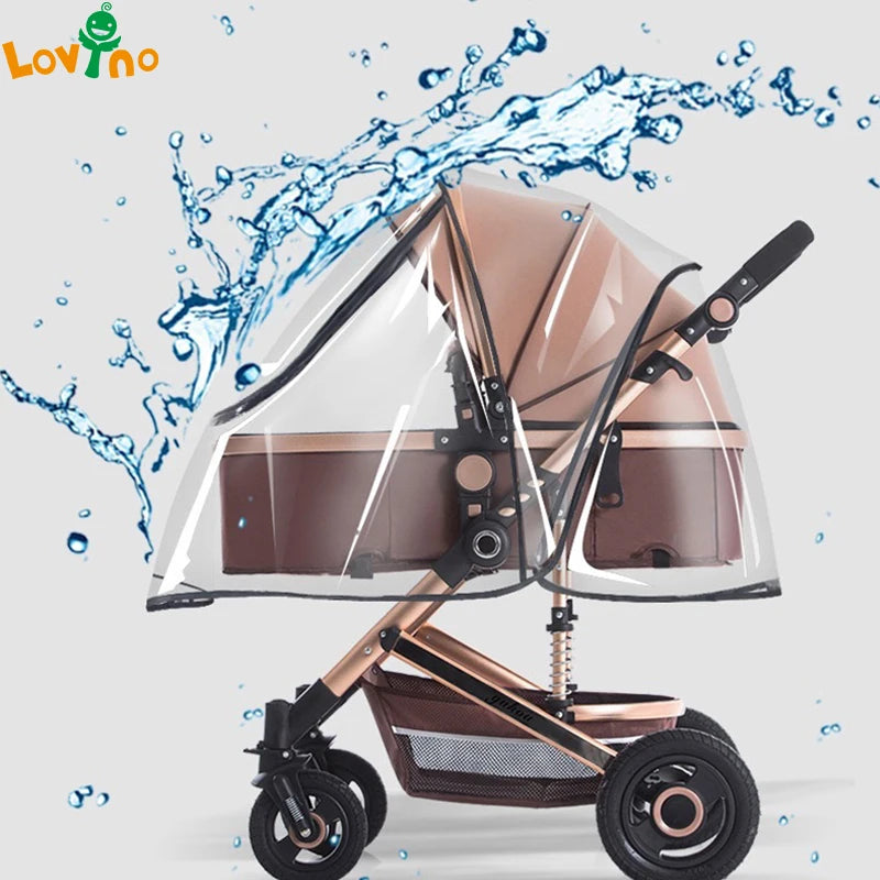 Universal Stroller Rain Cover Baby Pram Portable Waterproof Raincoat