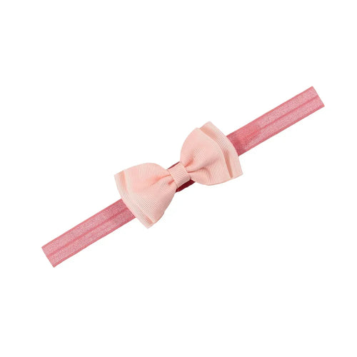 New 1PCS 8*4cm Double Layer Bows Baby Girls Hairband Grosgain Ribbon