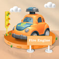 Load image into Gallery viewer, Children Cartoon Mini Car Toy Press Go Inertial Cute Fire Truck
