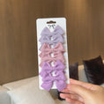 Load image into Gallery viewer, 6PCS Soft Cotton Bow Hairpin Girl Sweet Plaid Design Hairpin Color
