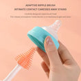 Load image into Gallery viewer, 4Pcs Silicone Bottle Brush for Babies 3 Color Long Handle Cleaning
