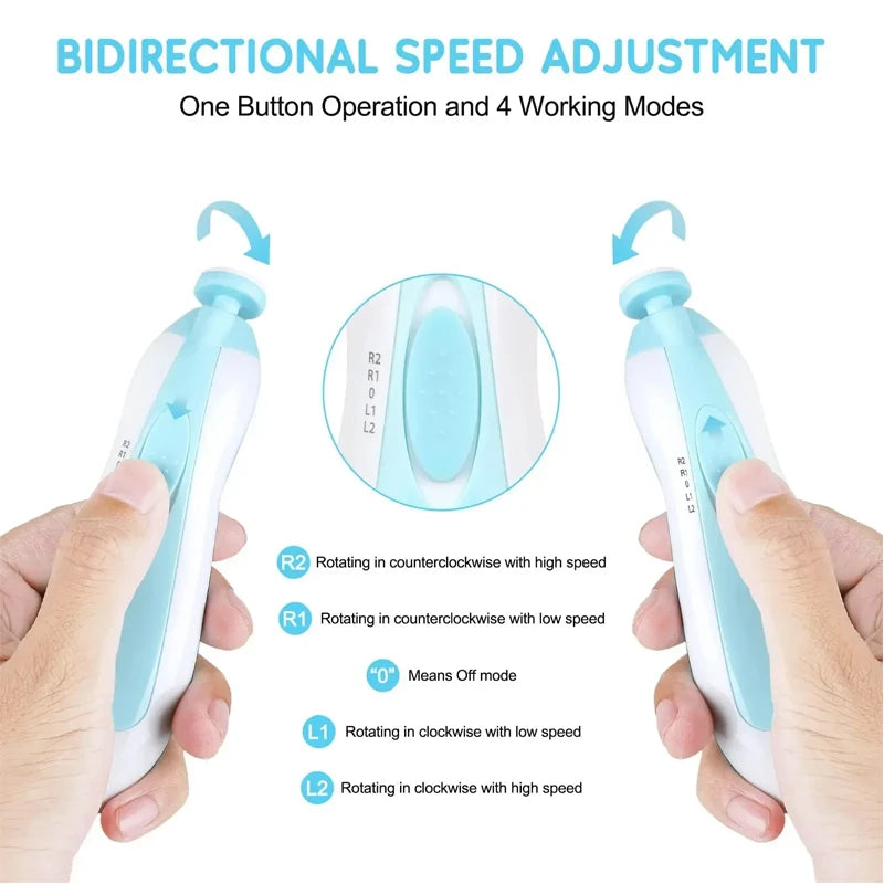 Baby Care Multifunctional Electric Baby Nail Trimmer Baby Nail File