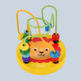 Load image into Gallery viewer, Colorful Wooden Roller Coaster Educational Circle Toy For Preschool
