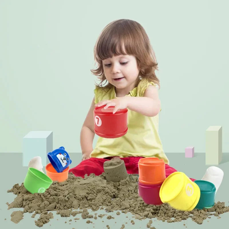 Baby Stacking Cup Toys Baby Early Educational Toy Nesting Cup Toy Baby