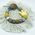 Load image into Gallery viewer, Baby Custom Name Silicone Beads Flower Ring Pacifier Clips Safe
