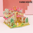 Load image into Gallery viewer, 3D Paper Puzzle Montessori Miniature Houses Funny Carton Construction
