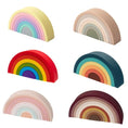 Load image into Gallery viewer, TYRY.HU New 6-10pcs Baby Silicone Building Block BPA Free Rainbow Soft
