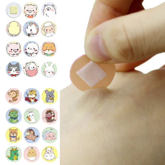 120pcs/Lot Cartoon Animal Pattern Band Aid Hemostasis Adhesive