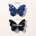 Load image into Gallery viewer, 2/4/5Pcs Girls Cute Sequins Double Butterfly Hair Clip Bow Hairpins
