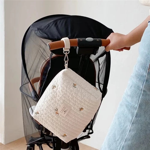 Korea Style Newborn Baby Care Diaper Bag Mummy Shoulder Bag Embroidery