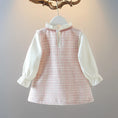 Load image into Gallery viewer, New In Spring Toddler Girl Dresses Korean Fashion Cute Bow Mesh Plaid
