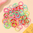 Load image into Gallery viewer, 100Pcs/bag Girls Colorful Hair Bands Set Nylon Elastic Rubber Band
