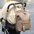 Load image into Gallery viewer, Multifunction Leather Diaper Bags Large Capacity Baby Bags for Baby
