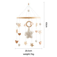 Load image into Gallery viewer, Baby Crib Mobile Bed Bell Rattle Toys Wooden Crochet Stars Pendant Bed
