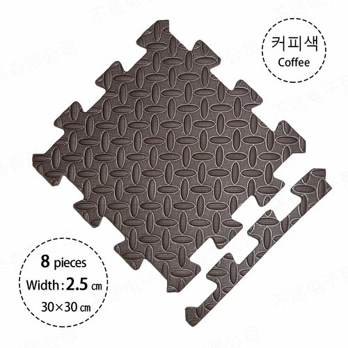 2.5CM Thick 30×30 Solid Color Baby Children's Room Game Mat Carpet