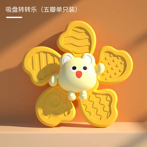 Baby Bath Toys Funny Bathing Sucker Spinner Suction Cup Cartoon