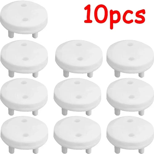 White Electrical Safety Socket Protective Cover Baby Care Safe Guard