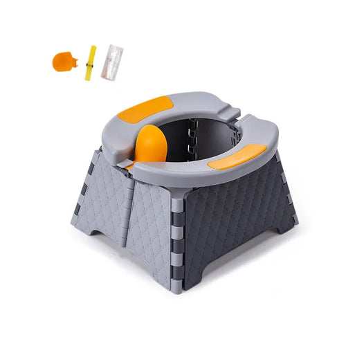 Baby Potty Training Seat Kids Toddler Outdoor Portable Folding Toilet