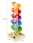 Load image into Gallery viewer, Montessori Wooden Petal Tree Building Blocks Toy Children's Rainbow
