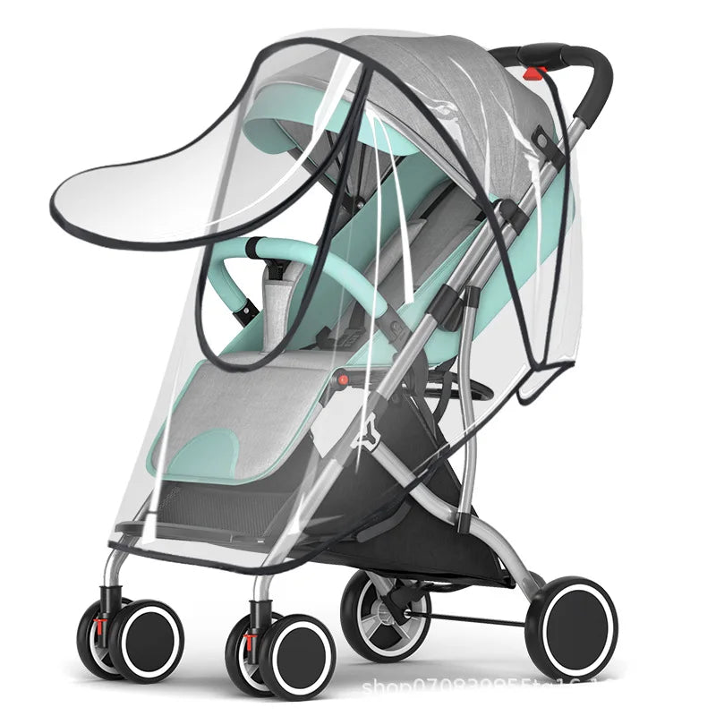 Universal Stroller Rain Cover Baby Pram Portable Waterproof Raincoat