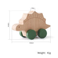 Load image into Gallery viewer, 1PC Baby Toy Beech Wood Block Cartoon Dinosaur Car Educational
