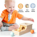 Load image into Gallery viewer, Montessori Infant Wooden Toys Coin Ball Busy Drum Color Shape
