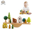 Load image into Gallery viewer, Montessori Sensory Toys  Stacking Toys For Baby Forest Houses Replica
