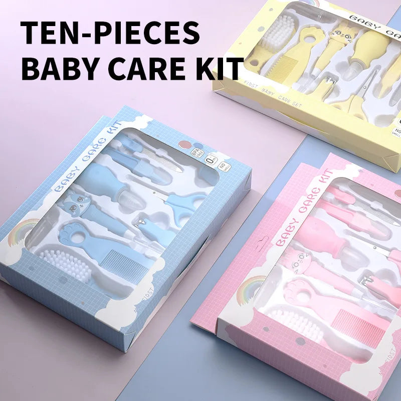 Baby Care 10-piece Set of Comb and Brush Combination Set Baby Nail