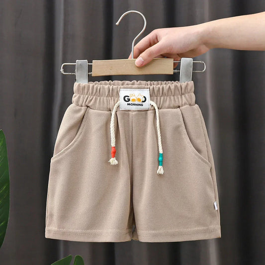 New Summer Boys Shorts Candy Color Beach Shorts for Kids Casual