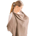 Load image into Gallery viewer, Cotton Mother Cape Blanket Nursing Apron Carseat Stoller Cover
