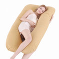 Load image into Gallery viewer, U-shaped Pregnancy Pillow Pure Cotton Lumbar Support Backrest Pillow
