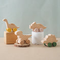 Load image into Gallery viewer, 1PC Baby Toy Beech Wood Block Cartoon Dinosaur Car Educational
