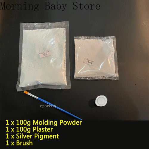 DIY Hand Foot Print Mold for Baby Souvenir Baby Plaster Mold Hand Foot