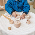 Load image into Gallery viewer, Montessori Sensory Enlighten Puzzle Toys Set Simulated Kitchen Tea Set
