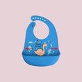 Load image into Gallery viewer, 1pcs Waterproof Baby Bibs Cartoon Dinosaur Printed Kids Bibs
