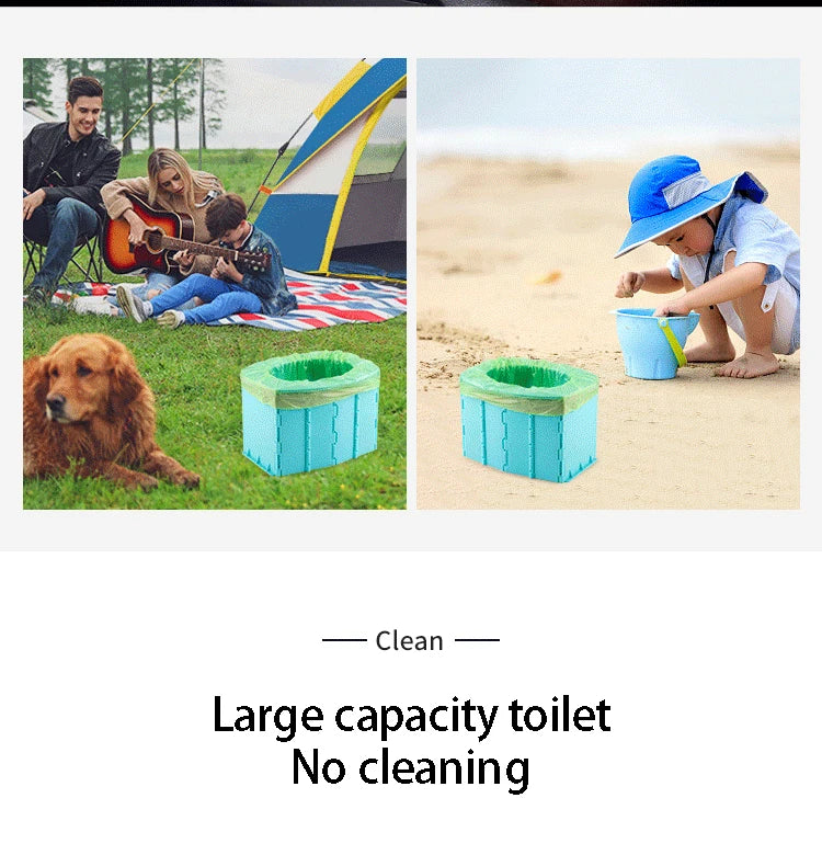 Portable Baby Potty Toilet Seat Car Outdoor Travel Camping Kids Potty