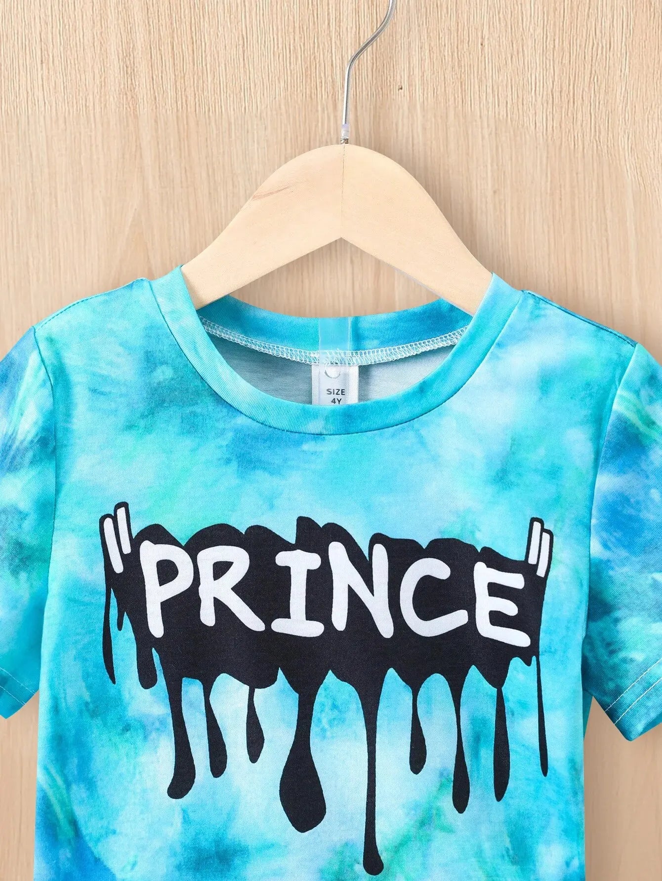 Summer Boys' Suit T-Shirt Top Shorts Printed Casual Fashion Children's