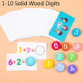 Load image into Gallery viewer, Montessori Math Wooden Toys Addition Subtraction Teaching Aids
