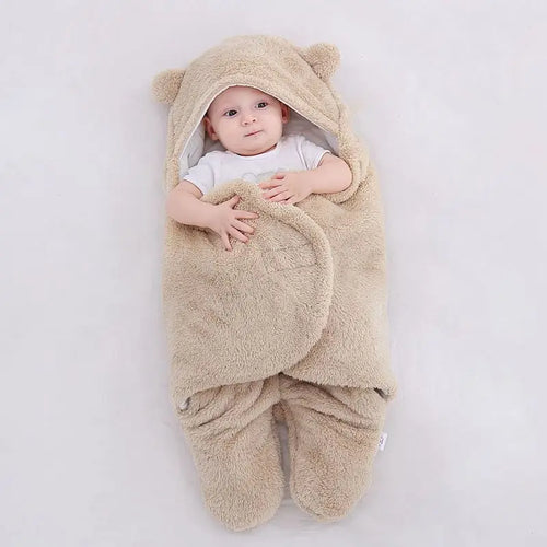 2024 Autumn Winter Infant Toddler Thicken Cashmere Receiving Blankets