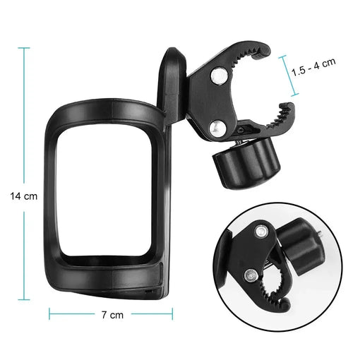 Stroller Bottle Holder Bicycle Cup Holder Universal Cup Holder for