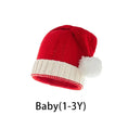 Load image into Gallery viewer, Parent-Child Christmas Hat Big Pompom Mother Kids Knit Beanie Cap
