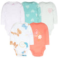 Load image into Gallery viewer, 3-5 PCS/LOT Soft Cotton Baby Bodysuits Long Sleeve Newborn Baby
